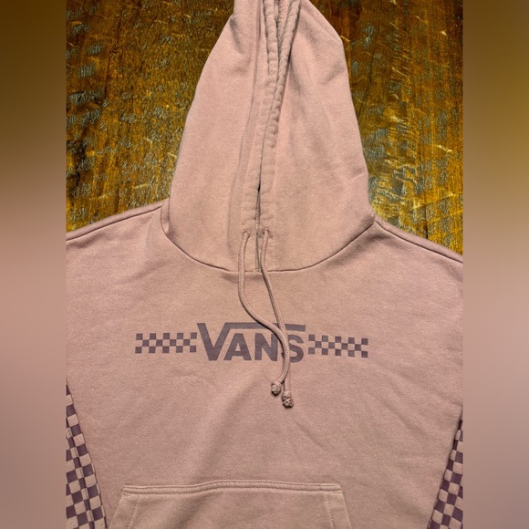 Vans Aura Crop Hoodie Women's SZ Large Blush Pink - Picture 2 of 6